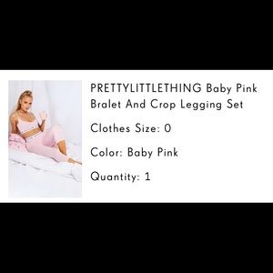 New Pretty little thing 2 piece set
